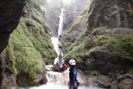L’enchaînement des très belles cascades du grand canyon de Saugué Inférieur